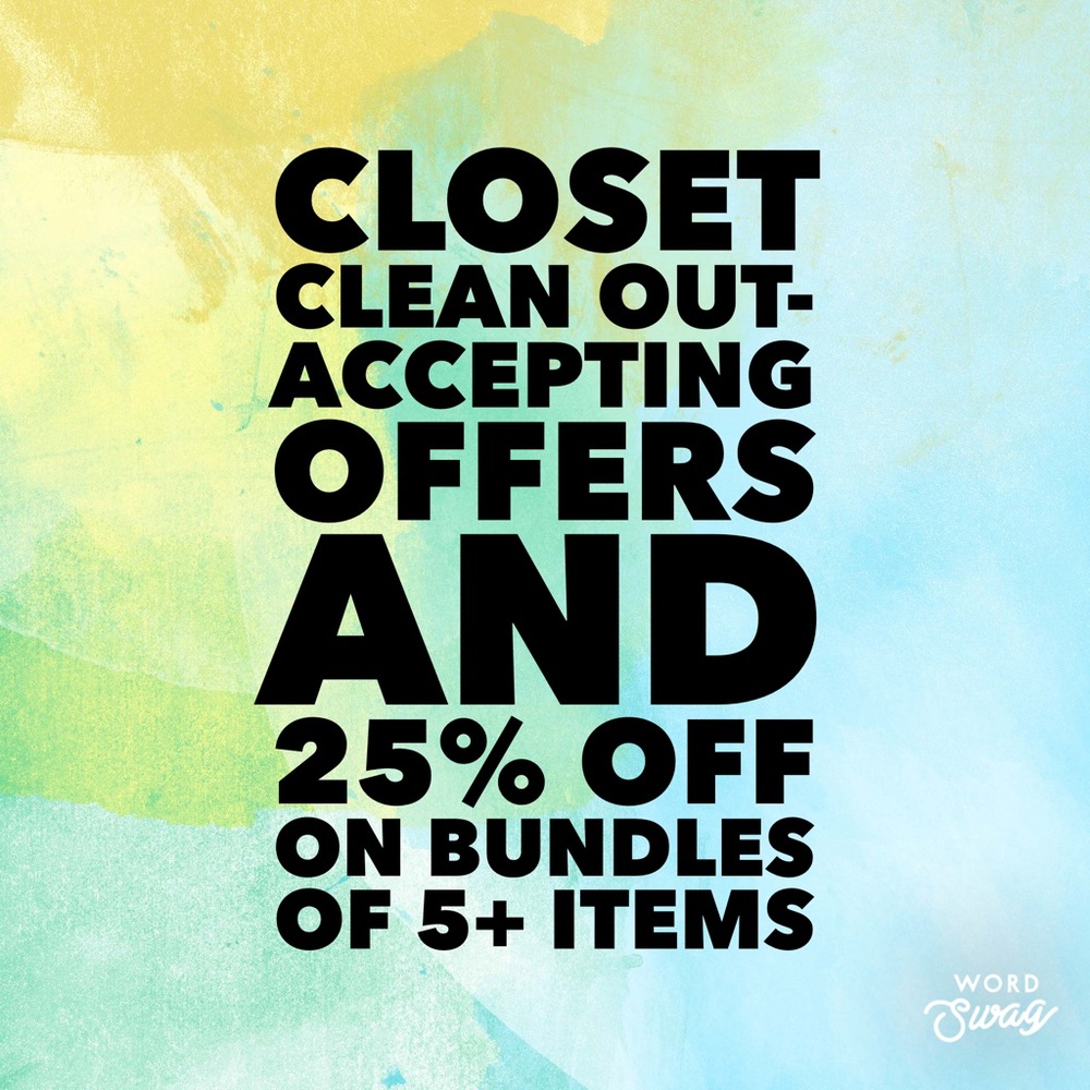 Closet clean out